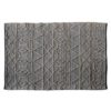 Appellido Extra Large Fabric Upholstered Rug In Black Natural