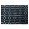 Winchester Medium Fabric Upholstered Rug In Charcoal