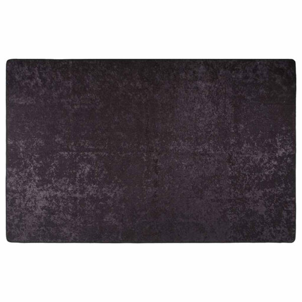 Corwin 150cm Polyester Washable Anti-Slip Rug In Anthracite